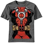 Deadpool Costume Gray T-Shirt